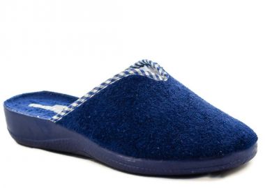 Γυναικείες Παντόφλες Σπιτιού | Μπουρνουζέ | Υφαντίδης | 521035 | Μπλε - Υφαντίδης - 